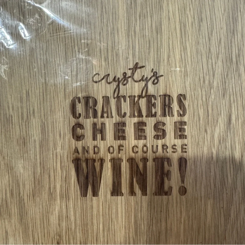 Crysty’s crackers and cheese charcuterie board‎